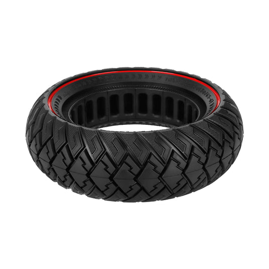 10x3 / 255x80 (10 Inch) Off-Road Solid Tire with Red Circle for Kugoo M4 Pro, Zero 10X & Kaabo Mantis | ULIP