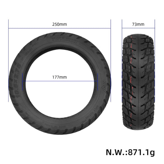 10.5x2.75 Tubeless Tire 10.5 Inch Vacuum Tyre for Segway Ninebot P65 P100 P100S P100SU | ULIP