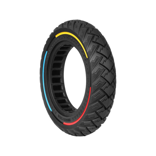 10x2.125 Off-Road Solid Tire 10 Inch with 3-Color Circle (ID 141mm) for Xiaomi M365 Pro Pro2 1S and HX X6 X7 X8 | ULIP