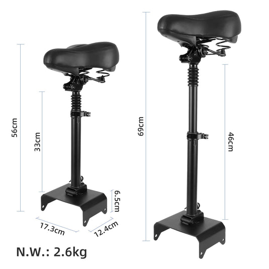 Adjustable Shock-Absorbing Seat with Big Saddle for Segway Ninebot F20 F25 F30 F40 | ULIP