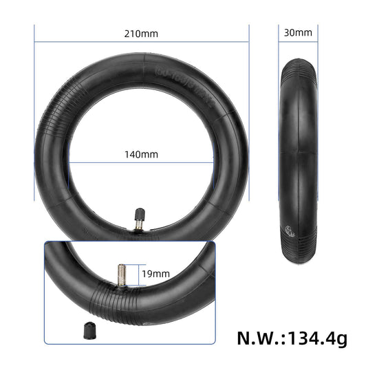 8.5 Inch 8 1/2x2 Ultra-Thickened Reinforced Inner Tube with Straight Valve for Xiaomi M365, Pro, 1S & 3 | ULIP
