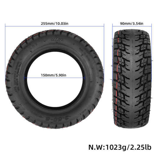 3.50-6 (10x3.50-6) Off-road Tubeless Tire 10 Inch Vacuum Tyre for Electric Scooter and Balancing Car | ULIP