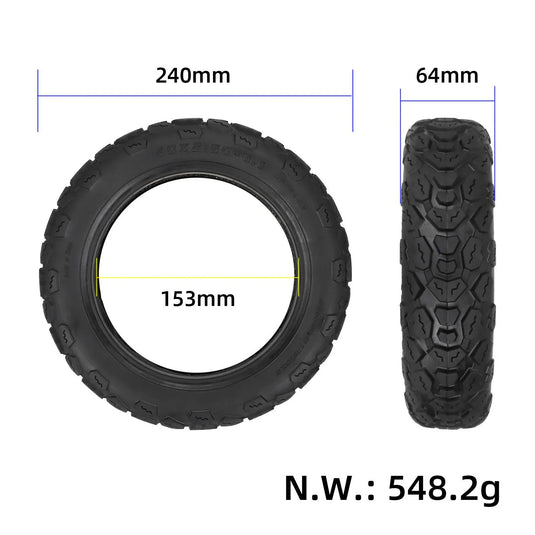 10x2.50-6.1 Off-Road Tubeless Tire 10 Inch for Xiaomi M365 Pro and Kugoo M4 Pro | ULIP