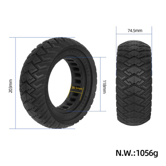 8.5x3.0 (8.5 Inch) Off-Road Solid Tire for Kukirin G2 Pro, Zero 8/9, Vsett 8/9 Pro & Kugoo X1 | ULIP