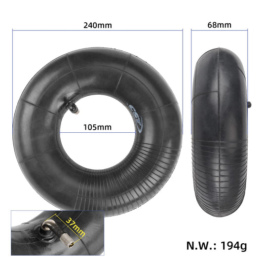 4.10/3.50-4 Inner Tube 10 Inch with 90 Degree Bent Valve for Electric Scooters and Gopeds | ULIP