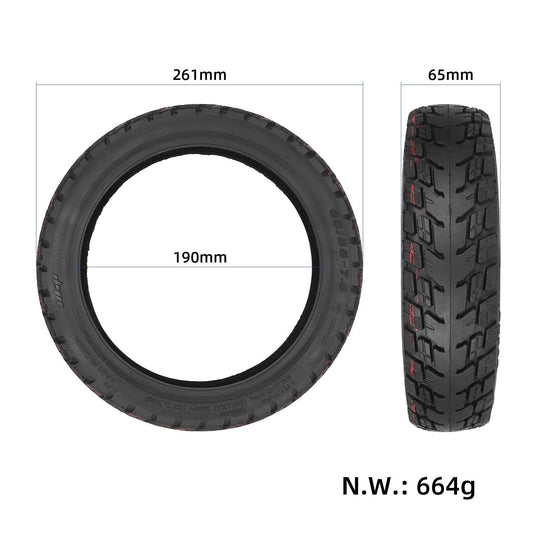 60/55-7.5 Tubeless Tire 10 Inch Explosion-Proof Vacuum Tyre for Segway Ninebot S90L | ULIP