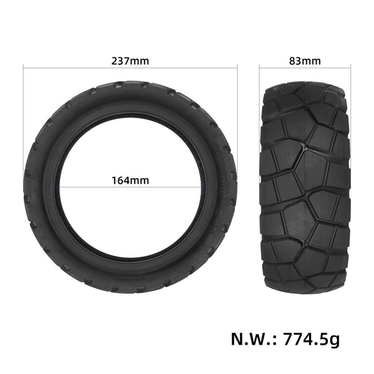 10 Inch 80/50-6.5 Off-Road Tubeless Tire All-Terrain Vacuum Tyre for Electric Scooters | ULIP