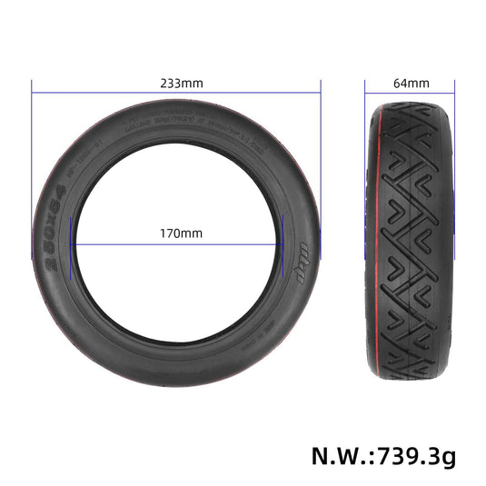 250x54 Self-Healing Tubeless Tire 10 Inch with Gel for Xiaomi 4 | ULIP