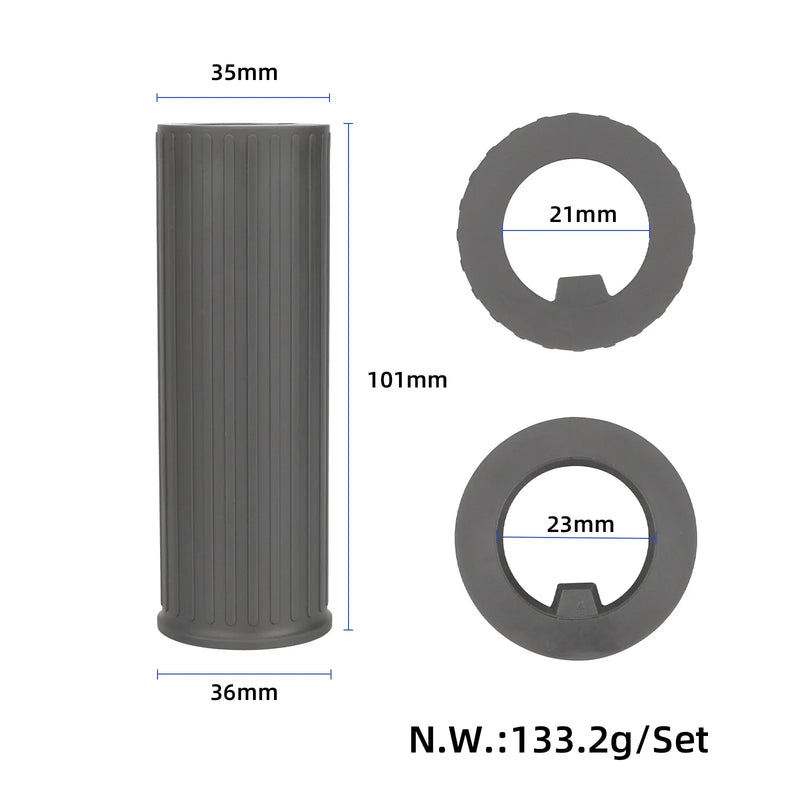 Chargez l'image dans la visionneuse de la galerie, Ergonomic Anti-Slip Gray Handlebar Grips for Xiaomi 5 Plus / Elite | ULIP
