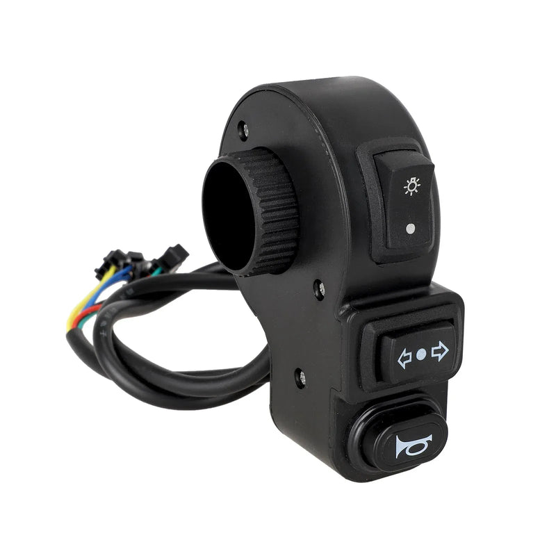 갤러리 뷰어에 이미지 로드, 3-in-1 Handlebar Combination Switch (Headlight, Horn, Turn Signal) for Electric Vehicles and Tricycles | ULIP
