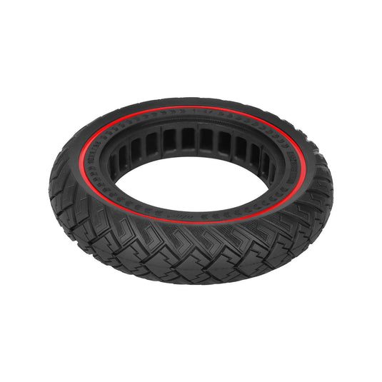 10x2.125 Off-Road Solid Tire 10 Inch with Red Circle (ID 141mm) for Xiaomi M365 Pro Pro2 1S and HX X6 X7 X8 | ULIP