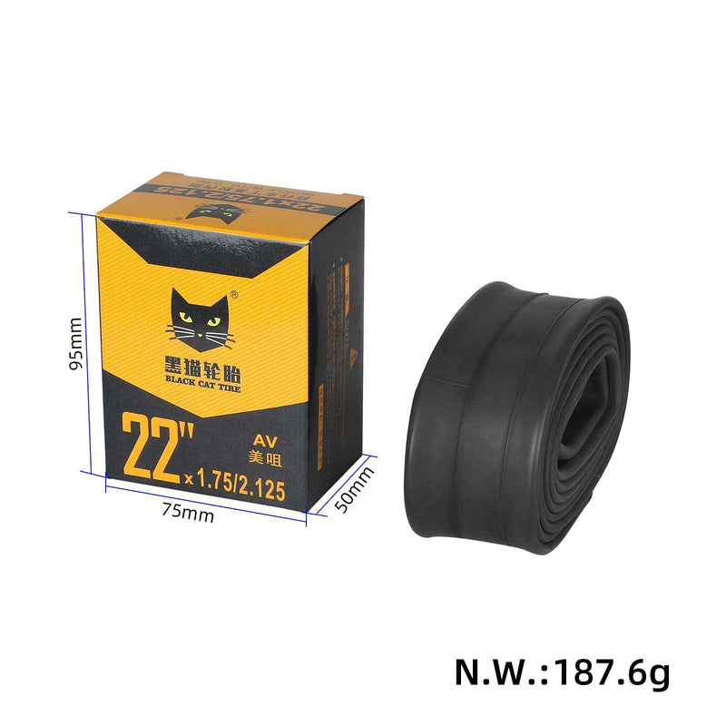 Cargue la imagen en el visor de la galería, 22x1.75/2.125 Inner Tube 22 Inch with Schrader Valve (AV) for Bicycles | ULIP
