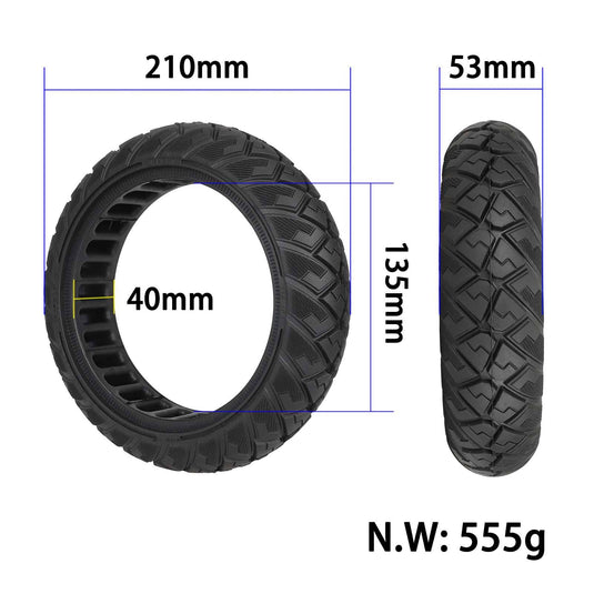 8.1x2.0 Diamond Off-Road Solid Tire 8.1 Inch for Xiaomi 4 Go & Ninebot E2 / E2 Pro / E2 Plus | ULIP