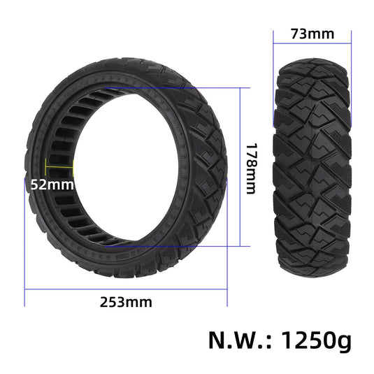 70/60-7.5 Diamond Off-Road Solid Tire 11 Inch for Segway Ninebot ZT3 / ZT3 Pro & G3 | ULIP