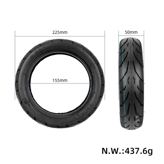 9x2 Tubeless Tire 9 Inch Vacuum Tyre for Segway Ninebot E22 E25 E45, Odys Pax and Okai Neon | ULIP