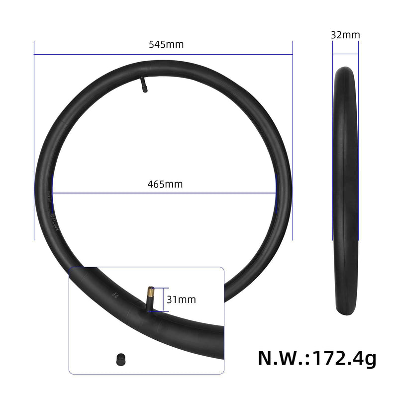 Cargue la imagen en el visor de la galería, 22x1.75/2.125 Inner Tube 22 Inch with Schrader Valve (AV) for Bicycles | ULIP
