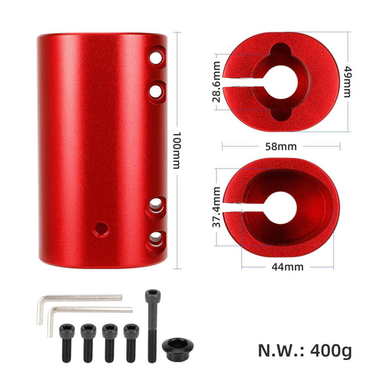 Red Reinforced Folding Holder Rugged Vertical Pole Base for Segway Ninebot Max G30 / G30D | ULIP