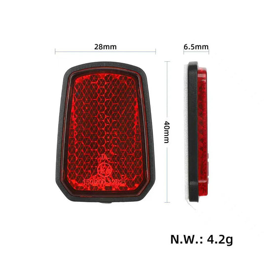 Red Rear Fender Reflector for Kukirin G2 G3 G4 G2 Ultra | ULIP