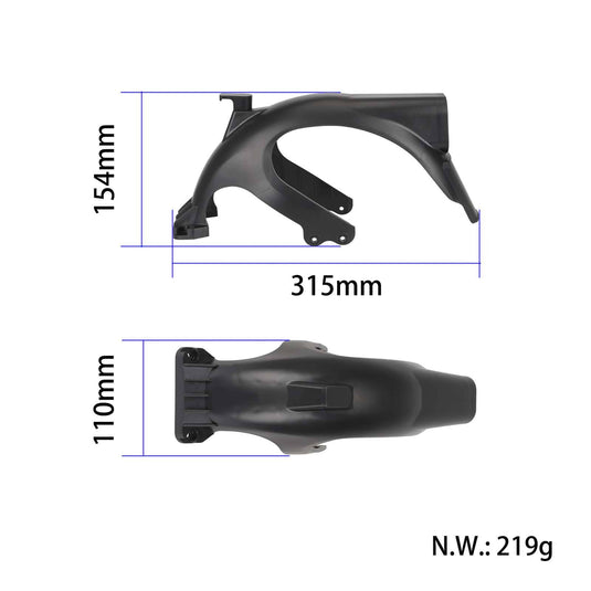 Rear Fender Mudguard Kit with LED Tail Light & Support Bracket for Segway Ninebot Max G2 | ULIP