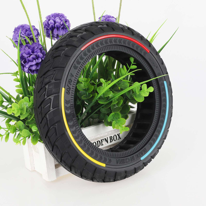 Load image into Gallery viewer, 60/70-7.0 Off-Road Solid Tire 10 Inch with 3-Color Circles for Xiaomi 4 Pro / 4 Pro Max | ULIP
