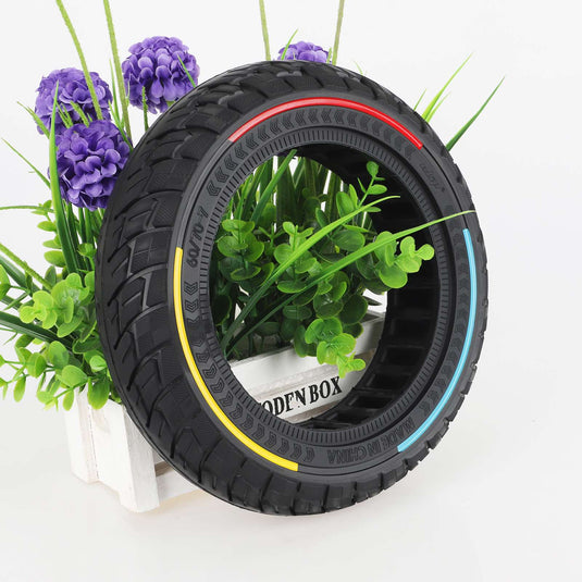 60/70-7.0 Off-Road Solid Tire 10 Inch with 3-Color Circles for Xiaomi 4 Pro / 4 Pro Max | ULIP
