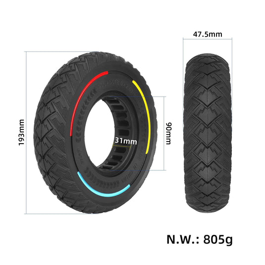 200x50 (8.0x2.0) Off-Road Solid Tire 8 Inch with 90mm Inner Diameter for Electric Scooters | ULIP