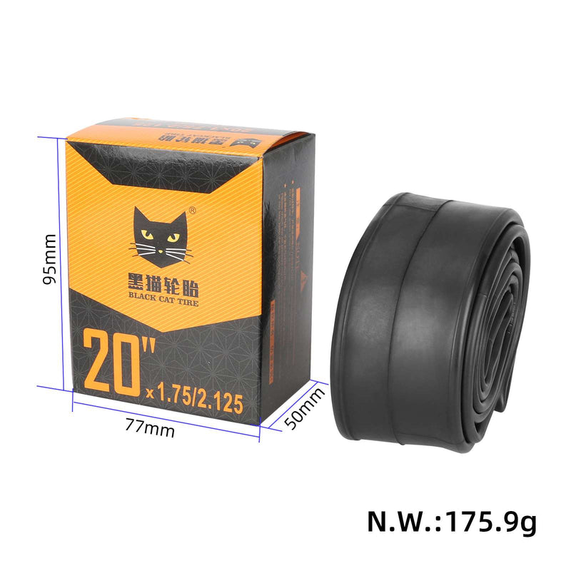 Cargue la imagen en el visor de la galería, 20x1.75/2.125 Inner Tube 20 Inch with Schrader Valve for Mountain Bike and Cycling | ULIP
