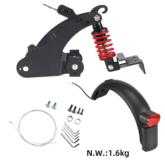 Rear Suspension Kit with Mudguard & LED Tail Light for Segway Ninebot F20 F25 F30 F40 | ULIP