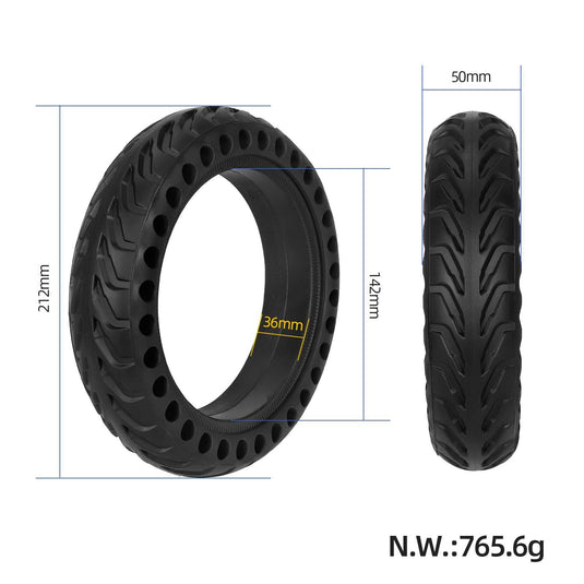 8.5 Inch 8.5x2 (8 1/2x2) Honeycomb Solid Tire Puncture-Proof for Xiaomi M365, Pro, Pro 2 & 1S | ULIP