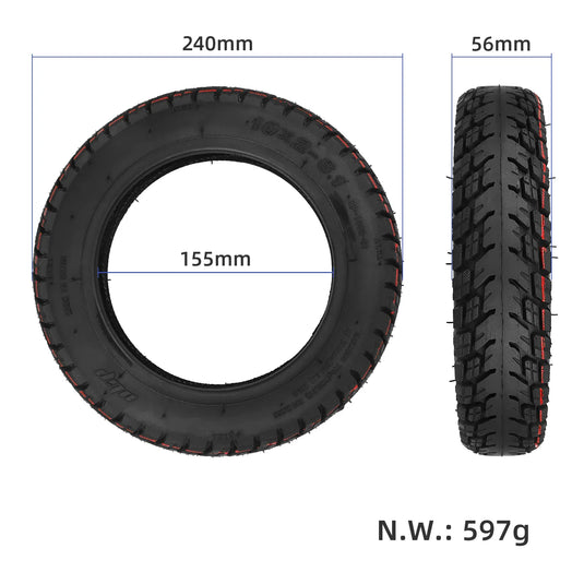 10 Inch 10x2-6.1 Off-Road Tubeless Tire Vacuum Tyre for Xiaomi M365, Pro, Pro 2, 1S & 3 | ULIP