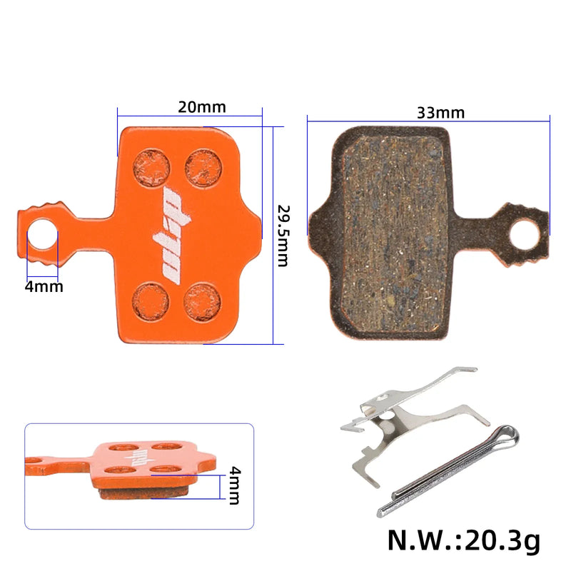 Chargez l'image dans la visionneuse de la galerie, Multi-Metal Resin Disc Brake Pads Replacement for Xiaomi 6 Ultra &amp; Zero Scooter | ULIP
