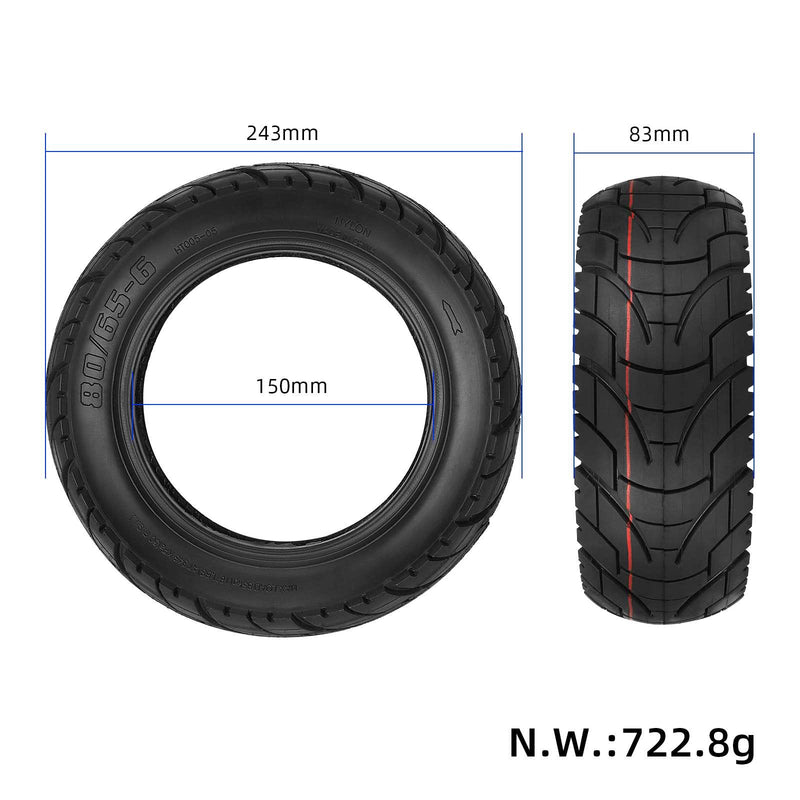 Cargue la imagen en el visor de la galería, 80/65-6 Outer Tire 10 Inch for Zero 10X, Kugoo M4, and Dualtron | ULIP
