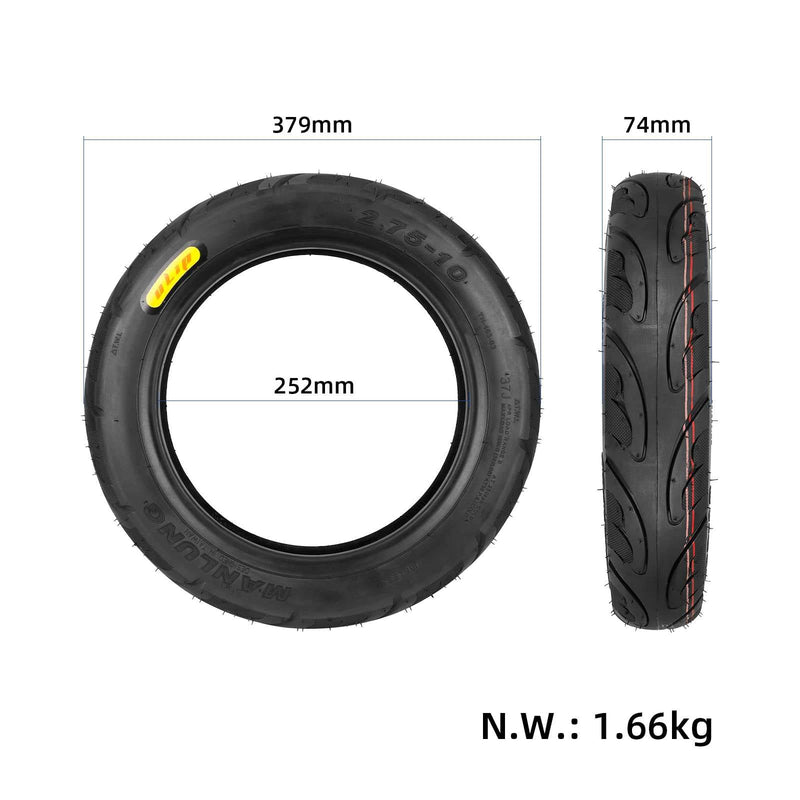 Laden Sie das Bild in Galerie -Viewer, 14 Inch 2.75-10 Tubeless Tire Thickened Anti-Skid Vacuum Tyre for Electric Bicycle, Mini Moto &amp; Dirt Bike | ULIP
