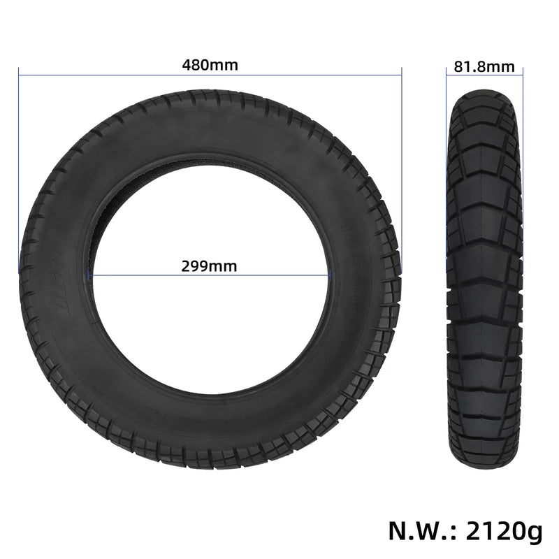 Laden Sie das Bild in Galerie -Viewer, 16 Inch 16x4.0 Reinforced Outer Tire Heavy Duty Pneumatic Tyre for Electric Bicycle &amp; Electric Scooter | ULIP
