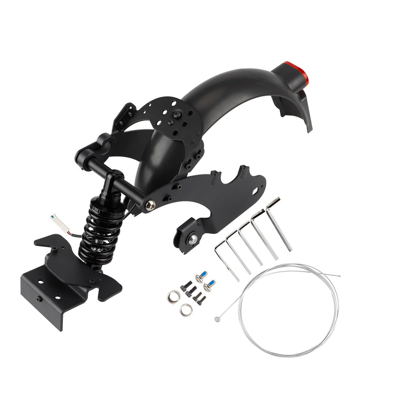 Load image into Gallery viewer, Rear Suspension Kit with Mudguard &amp; LED Tail Light for Segway Ninebot F20 F25 F30 F40 | ULIP
