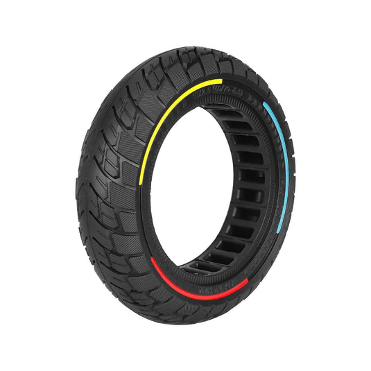 10x2.5 (60/70-6.5) Solid Tire 10 Inch with 3-Color Circle for Ninebot Max G30 / G30D & F2 / F2 Pro / F2 Plus | ULIP