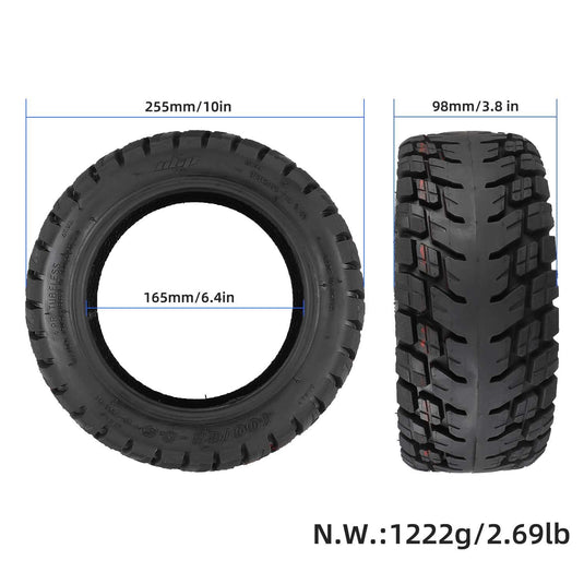 10 Inch 100/65-6.5 Widen Off-Road Tubeless Tire for Kukirin G4 Max, ZERO 11X, VSETT 11+ & Dualtron | ULIP