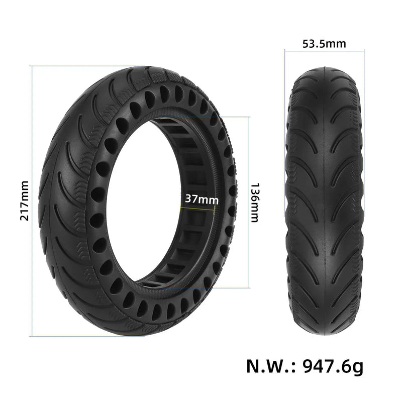 Cargue la imagen en el visor de la galería, 9x2.125 (9 Inch) Honeycomb Solid Tire with 36mm Rim Slot Replacement | ULIP
