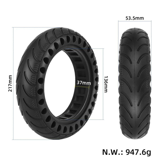 9x2.125 (9 Inch) Honeycomb Solid Tire with 36mm Rim Slot Replacement | ULIP