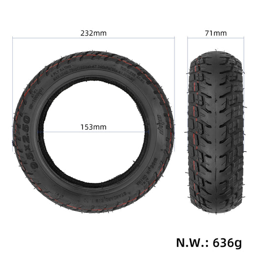 9.5x2.50 Off-Road Tubeless Tire 9.5 Inch for NIU KQI3 Electric Scooter | ULIP