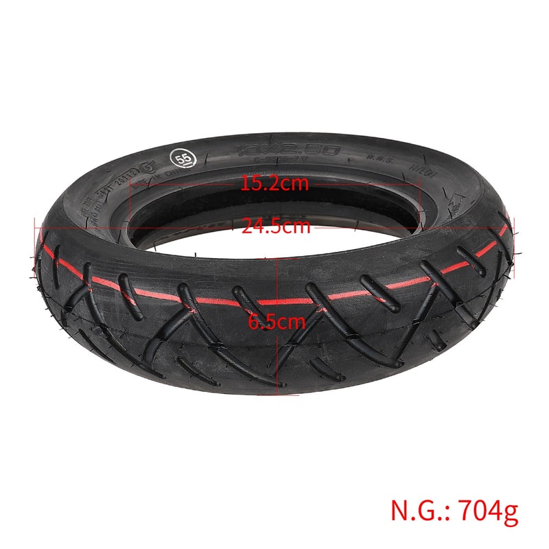갤러리 뷰어에 이미지 로드, 10 Inch 10x2.50 Reinforced Pneumatic Tire and Inner Tube Set for 10" Electric Scooter | ULIP
