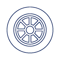 Ulip laboratory icon representing over 100 rigorous safety and precision tests for scooter parts