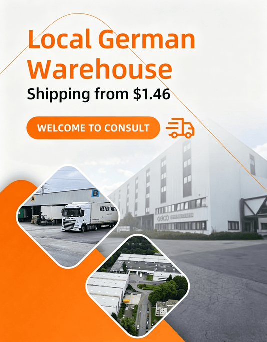 Local German warehouse shipping services from $1.46, Ulipstore logistics and fulfillment center.