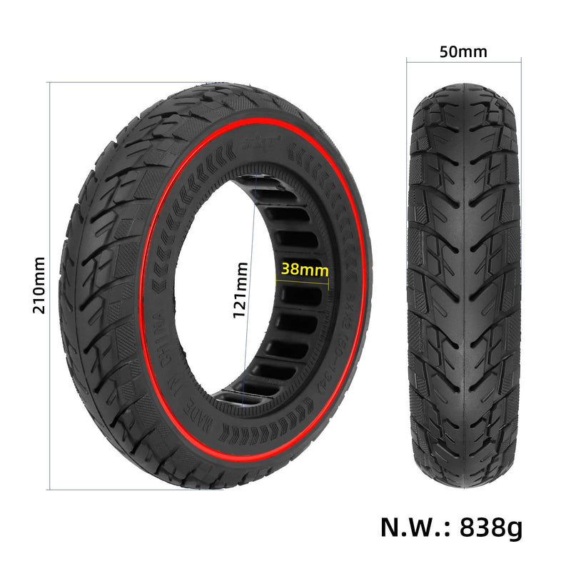 Cargue la imagen en el visor de la galería, ulip 8.5x2(50-134) Solid Scooter Tire Front and Rear Wheels Replacement for VSETT 9 9+ ZERO 9 Inokim Light 2 scooters
