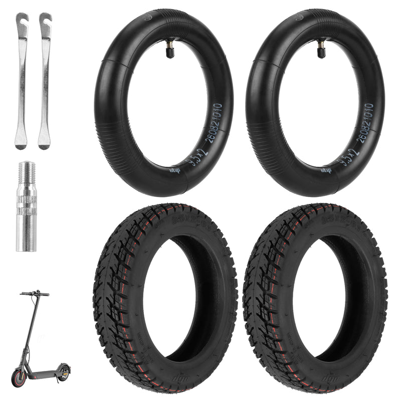 Cargue la imagen en el visor de la galería, ulip (2-Set) 9.5x2-6.1 Tire with Inner Tube 9.5 inch Inflated Tyre for 8.5 inch Modified Electric Scooters for Xiaomi 8.5 inch Scooters M365 Pro Pro2 1S MI3 Lite 50 75-6.1 Tire Replacement

