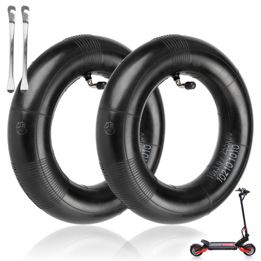 ulip (2-Pack) 10x3 Replacement Inner Tubes with 90 Degree for 255x80 90/65-6.5 80/65-6.5 Tires Scooter