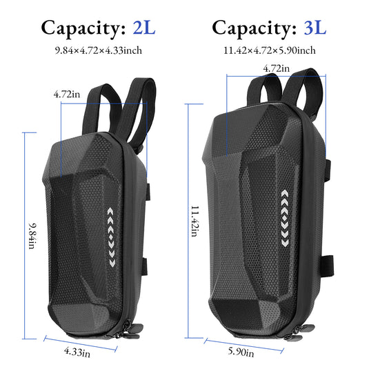 Electric Scooter Bag, Waterproof Scooter Storage Bag With Multicolor Drawstrings, Large Capacity Scooters Handlebar Bag Compatible With Electric Scooters Bike Folding Bicycle Segway Ninebot & NIU