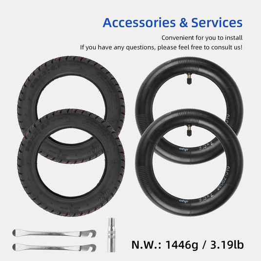 8.5 Inch Electric Scooter Tire & Inner Tubes, 50/75-6.1 For M365