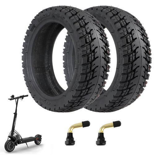 ulip (2 Stück) 10x2,75-6,5 Offroad-Tubeless-Rollerreifen mit Ventil Reifenersatz für Speedway5 Dualtron 3 Hover-1 Alpha Gotrax G4 Roller 