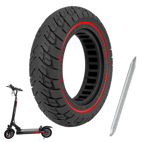 ulip Scooter Solid Tire 10 Inch 10x2.5 Electric Scooter Wheels Replacement Tire Front or Rear Puncture-Resistant Rubber Solid Tire